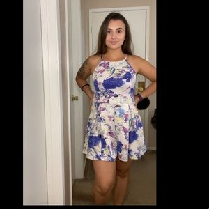 Fashion Nova floral Romper